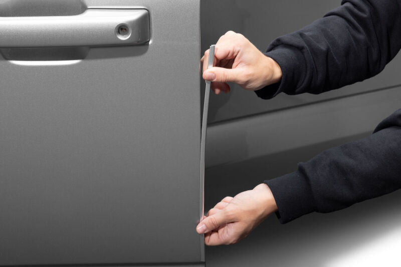 Ford F150 Door Edge Guards - Husky Liners - 4PC Set - Iconic Silver - `21-`25